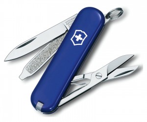 Нож-брелок Victorinox Classic SD 0.6223.2 (58 мм, синий)