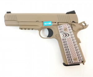 Страйкбольный пистолет WE Colt M45A1 Tan (WE-E015-TN)