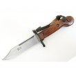 ММГ штык-нож ШНС-001-01 (АКМ), коричн. рукоятка с резин. накладкой «Люкс» - фото № 1