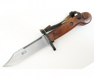 ММГ штык-нож ШНС-001-01 (АКМ), коричн. рукоятка с резин. накладкой «Люкс»