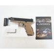 Страйкбольный пистолет KJW KP-17 Glock G17 TBC CO₂ Tan, удлин. ствол - фото № 3