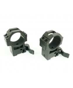 Кольца 30 мм Patriot BH-RS36, быстросъемные на «ласточкин хвост» (высокие H=22 мм, блистер)
