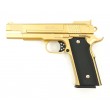 Страйкбольный пистолет Galaxy G.20GD (Browning HP) золотистый - фото № 1