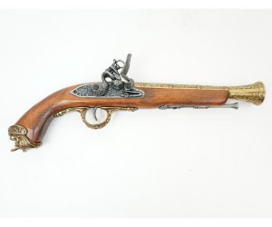 Макет пиратский пистолет, латунь (Италия, XVIII век) DE-1031-L