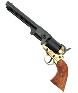 Макет револьвер Colt Navy, латунь (США, 1851 г.) DE-1083-L