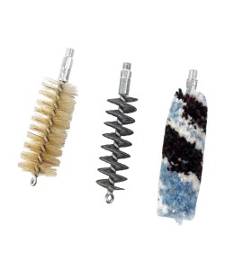 Набор ершей MegaLine в блистере, 3 ерша (латунь, пуховик, пластик) 20 к.