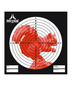 Мишени для пневматики Pnevmat24 «Белка», 140x140 мм (50 штук)