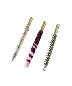 Набор для чистки MegaLine в п/э пакете, лат. шомпол, 3 ерша, 5,6 мм