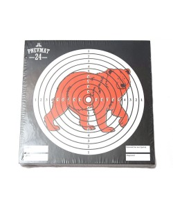 Мишени для пневматики Pnevmat24 «Медведь», 140x140 мм (50 штук)