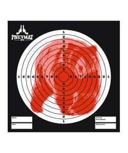 Мишени для пневматики Pnevmat24 «Медведь», 140x140 мм (50 штук)