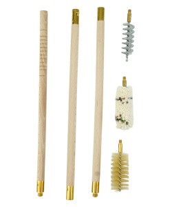 Набор для чистки Stil Crin в карт. кор., дерев. шомпол, 3 ерша, 16 к.