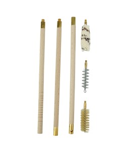 Набор для чистки Stil Crin в карт. кор., дерев. шомпол, 3 ерша, 20 к.