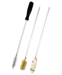 Набор для чистки Stil Crin в п/э пакете, алюм. шомпол, 3 ерша, 16 к.