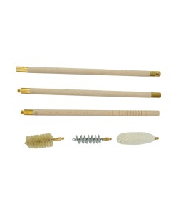 Набор для чистки Stil Crin в п/э пакете, дерев. шомпол, 3 ерша, 16 к.