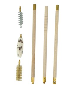 Набор для чистки Stil Crin в п/э пакете, дерев. шомпол, 3 ерша, 20 к.