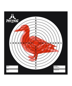 Мишени для пневматики Pnevmat24 «Утка», 140x140 мм (50 штук)