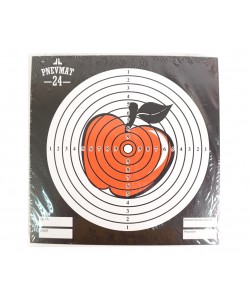 Мишени для пневматики Pnevmat24 «Яблоко», 140x140 мм (50 штук)