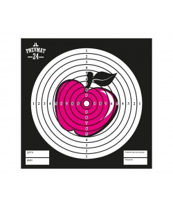 Мишени для пневматики Pnevmat24 «Яблоко», 140x140 мм (50 штук)