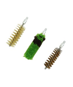 Набор для чистки ружей, кал.20 мм с метал. шомполом в оплетке 7мм.