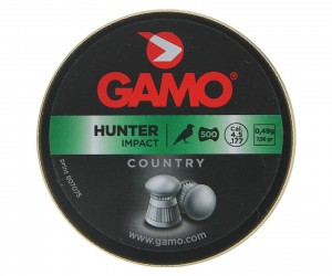 Пули Gamo Hunter 4,5 мм, 0,49 г (500 штук)