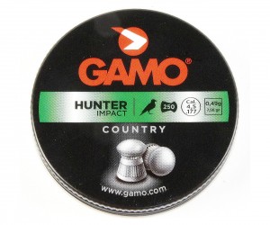 Пули Gamo Hunter 4,5 мм, 0,49 грамм, 250 штук