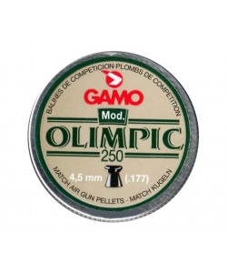 Пули для пневматики Gamo Olimpic 4,5 мм, 0,49 г (250 штук)