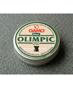 Пули для пневматики Gamo Olimpic 4,5 мм, 0,49 г (250 штук)