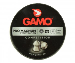 Пули Gamo Pro Magnum 4,5 мм, 0,49 г (500 штук)