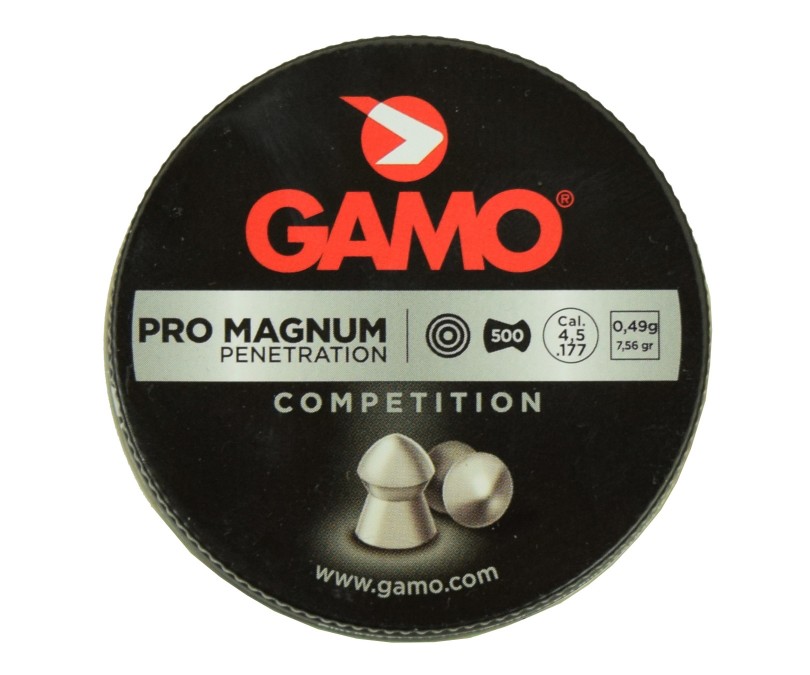 Пули для пневматики Gamo Pro Magnum 4,5 мм, 0,49 г (500 штук)