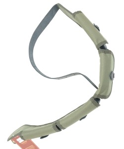 Патронташ Vektor закрытый капроновый с газырями и ремнем из нат. кожи (П-47)