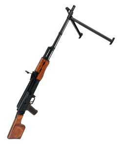 Страйкбольный пулемет Cyma РПКС-74, дерево, складной приклад (CM.052S)