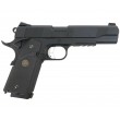 Страйкбольный пистолет KJW KP-07 Colt M1911 M.E.U. Gas GBB Black - фото № 2