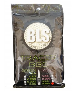 Шары трассерные BLS Tracer 0,25 г, 4000 штук (1 кг, зеленые) 1KG-TR25G