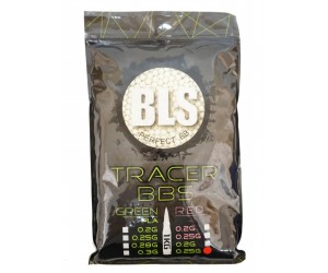 Шары трассерные BLS Tracer 0,25 г, 4000 штук (1 кг, зеленые) 1KG-TR25G