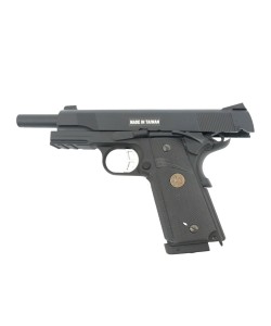 Страйкбольный пистолет KJW KP-07 Colt M1911 M.E.U. CO₂ GBB Black