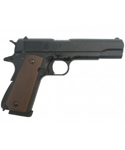 Страйкбольный пистолет KJW Colt M1911A1 CO₂ GBB Black