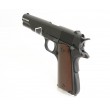 Страйкбольный пистолет KJW Colt M1911A1 Gas GBB Black - фото № 6