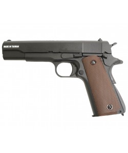 Страйкбольный пистолет KJW Colt M1911A1 Gas GBB Black