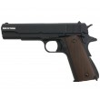 Страйкбольный пистолет KJW Colt M1911A1 Gas GBB Black - фото № 3