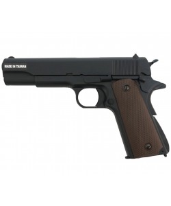 Страйкбольный пистолет KJW Colt M1911A1 Gas GBB Black