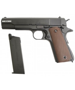 Страйкбольный пистолет KJW Colt M1911A1 Gas GBB Black