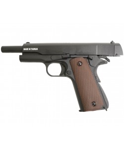 Страйкбольный пистолет KJW Colt M1911A1 Gas GBB Black