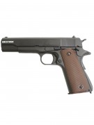 Страйкбольный пистолет KJW Colt M1911A1 Gas GBB Black
