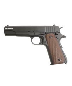Страйкбольный пистолет KJW Colt M1911A1 Gas GBB Black