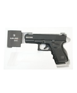 Страйкбольный пистолет KJW KP-23 Glock G23 Gas Black, металл. затвор