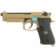 Страйкбольный пистолет WE Beretta M9A1 Rail Tan (WE-M009) - фото № 1