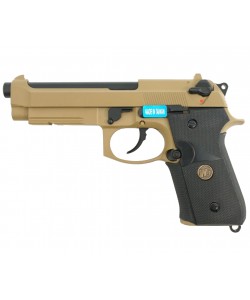Страйкбольный пистолет WE Beretta M9A1 Rail Tan (WE-M009)