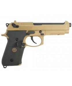 Страйкбольный пистолет WE Beretta M9A1 Rail Tan (WE-M009)