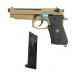 Страйкбольный пистолет WE Beretta M9A1 Rail Tan (WE-M009) - фото № 3