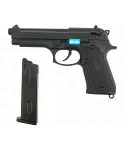 Страйкбольный пистолет WE Beretta M92 GBB Black (WE-M001)